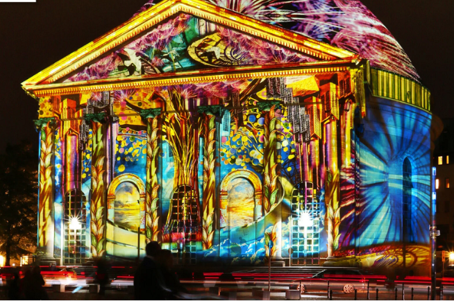 Lung linh lễ hội ánh sáng 2022 ở Berlin 